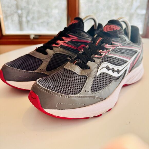Saucony COHESION 14 Running Shoes Womens‎ Size 9 Sneakers BLACK/FUCHSIA Comfort - Picture 3 of 9